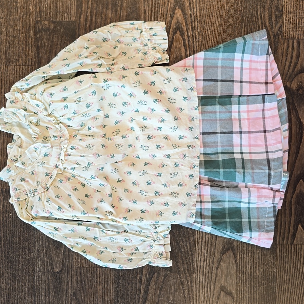 Janie And Jack Babygirl 18months Blouse and Skirt set